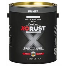 Professional Interior/Exterior Anti-Rust Primer, White Metal, Oil-Base, 1-Gallon