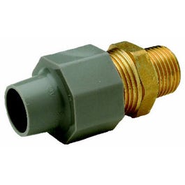 PEX Pipe Fitting, Compression Coupling, 3/4 Copper Tube x 3/4-In. MPT