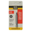 #2 Square Recess Screwdriver Bit, 2-In.