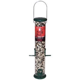 15-Inch Forest Green Ring Pull Songbird Feeder