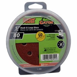 50-Pack 5-Inch 80-Grit Hook & Loop Sanding Disc