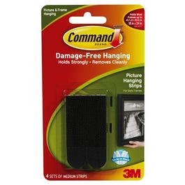 Medium Black Picture Hanging Strips