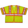 Hi-Viz Vest, ANSI 107 Class III, Lime/Yellow Polyester Mesh, XXL/XXXL