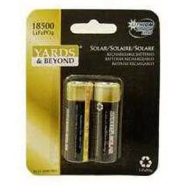 Lithium Rechargeable Solar Light Batteries,  2-Pk.