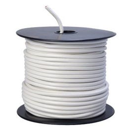 Primary Wire, White PVC, 12-Ga. Stranded Copper, 100-Ft.