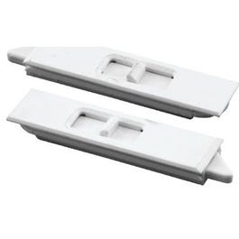 Pair White Vinyl Window Tilt Latch