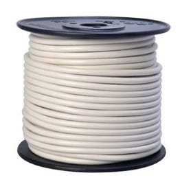 Primary Wire, White PVC, 10-Ga. Stranded Copper, 100-Ft.