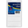 All-Purpose Labels, White, Rectangle, 1 x 2.75 In., 128-Ct.