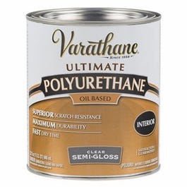 Premium Polyurethane, Semi-Gloss Interior Oil-Based, Qt.