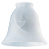 Ceiling Fan Light Shade, Milky White Glass, 4.75-In.