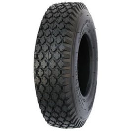 Lawn Tractor Tire, Stud Diamond Tread, 4.1 x 3.50-5 In.