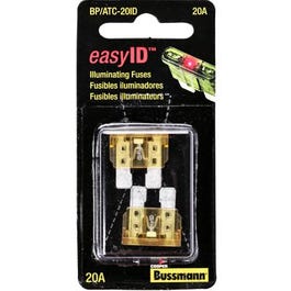 Easy ID Illuminating Auto Fuse, 2-Pk., 20A