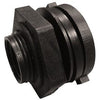 Bulkhead Fitting, PVC, Schedule 40, 3/4-In.