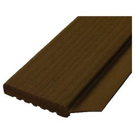 Garage Door Weatherstripping, Brown PVC, 2-In. x 7-Ft.