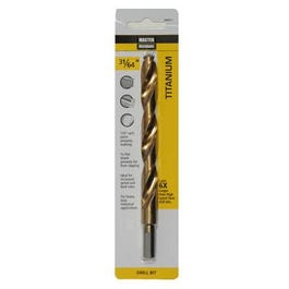 31/64 x 5-7/8-In. High-Speed Steel Drill Bit, Titanium Coated