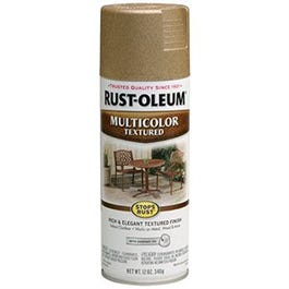 Multi Color Textured Spray Paint, Radiant Brass, 12-oz.