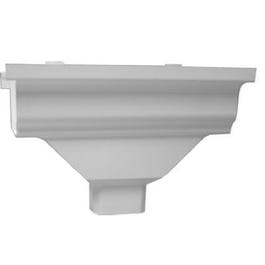 Duraspout Gutter Drop Outlet, 2 x 3-In.