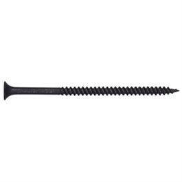 Drywall Screws, Fine Thread, Black Phosphate, 8 x 2.5-In., 1/4-Keg