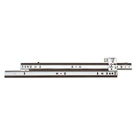 Drawer Slide, Medium-Duty, Zinc Finish, 20-In.