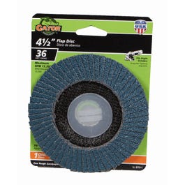 Flap Disc, 36 Grit, 4.5-In.