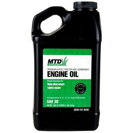 Lawn Mower Engine Oil, 4-Cycle, SAE30, 48-oz.