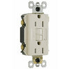 GFCI Receptacle, 15A, Almond