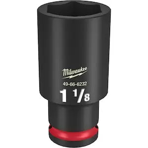 Milwaukee SHOCKWAVE Impact Duty™ 1/2 x 1 1/8 Drive 6 Point Sockets