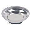 Magnetic Parts Tray, Chrome & Rubber, 3-In.