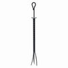 Fireplace Tongs, Black, 37-In.