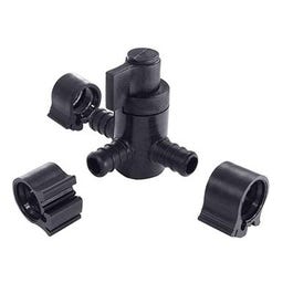 PEXLock Bypass Valve Tee, 1/2 x 1/2 x 1/2-In.