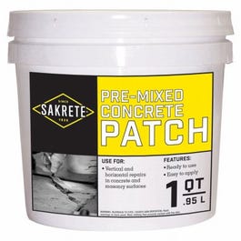 Concrete Patch, Pre-Mixed, 1-Qt.