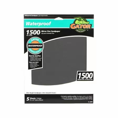 Gator Waterproof Sanding Sheets (1500-Grit 9