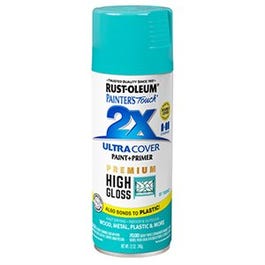 Painter's Touch 2X Premium High-Gloss Spray Paint, St. Tropez, 12-oz.