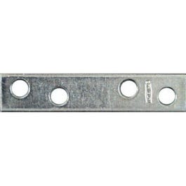 4-Pk., 3 x 5/8-In. Zinc Mending Plate