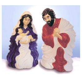 Christmas Decoration, Nativity Set, Plastic, 28-In.