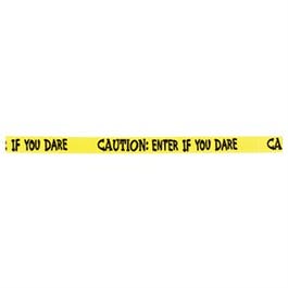 Halloween Caution Tape, Yellow, 50-Ft.