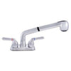 Laundry Faucet, 2 Handles, Chrome, 4-In. Centerset