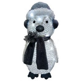 LED Twinkling Penguin, 28-In.