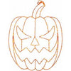 LED Halloween Decoration, Jack 'O Lantern, 220 Orange Lights, 24-In.