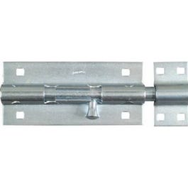 Door Barrel Bolt, Heavy-Duty, Zinc, 8-In.