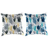 Outdoor Toss Pillow, Polyester, 16 x 16-In.