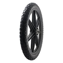 Garden Cart Tire + Wheel Assembly, Flat Free, 20x2-In.