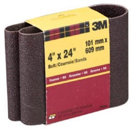 4 x 24-In. 50-Grit Cloth Sanding Belt