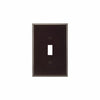 Eaton Cooper Wiring Duplex Toggle Wallplate, Brown