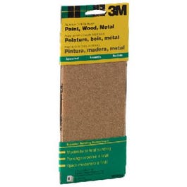 6-Pack 1/3-Sheet 100-Grit Production Sandpaper