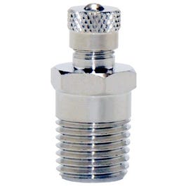 Air Valve, Chrome & Zinc-Plated, 1/8-In.