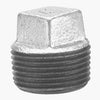 Pipe Fitting, Galvanized Plug, 1-1/2-In.