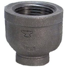 Pipe Fitting, Reducing Coupling, Black, 2 x 1-1/2-In.