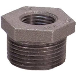 Pipe Fitting, Hex Reducing Bushing, Black, 2 x 1-In.