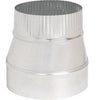 Furnace Taper Reducer, Galvanized, 24-Ga., 6 x 3-In.